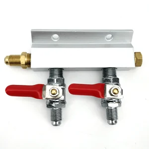 2 WAY GAS MANIFOLD THREADED